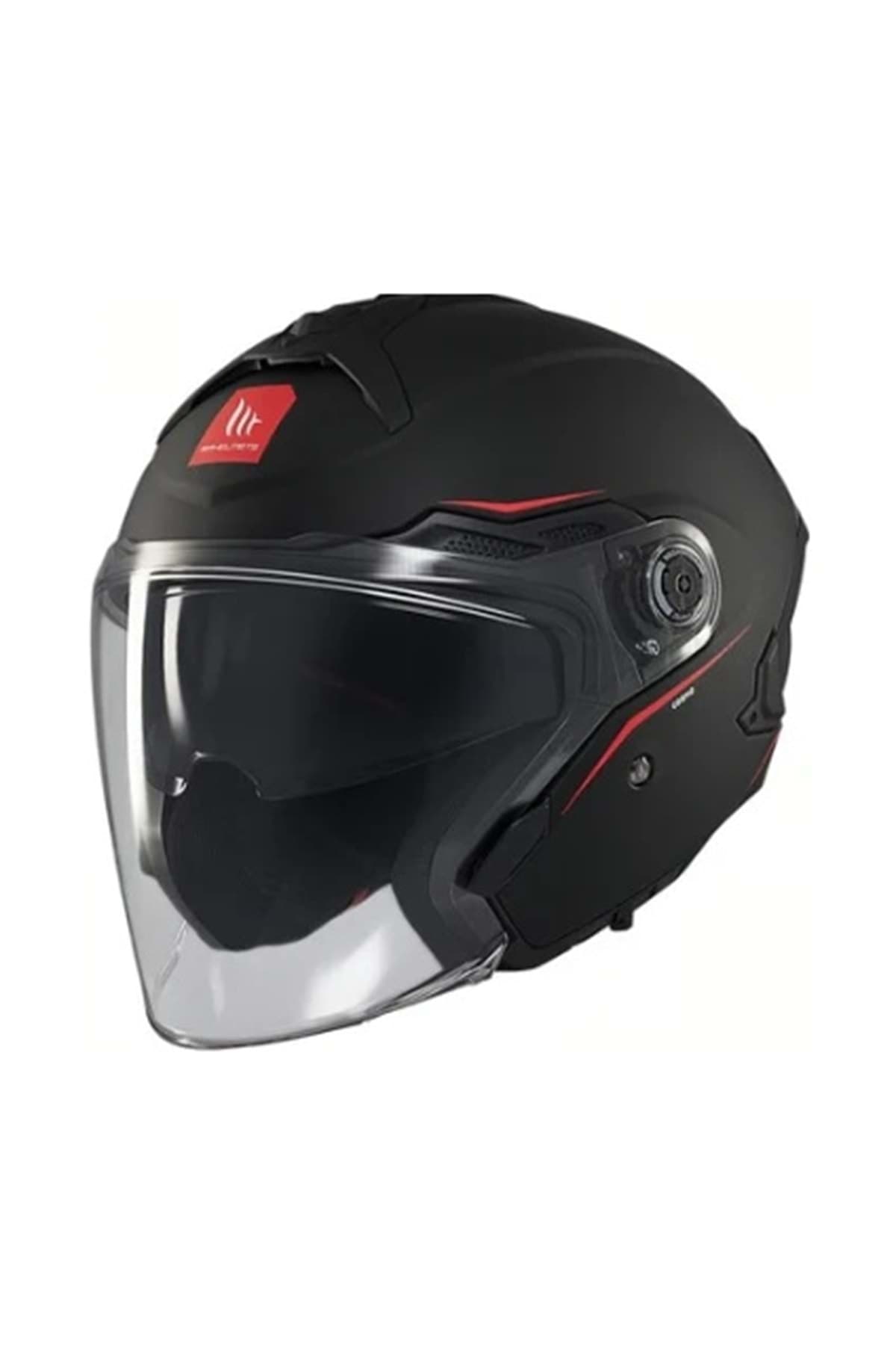 MT Cosmo Sv Solid A1 Mat Siyah Açık Kask