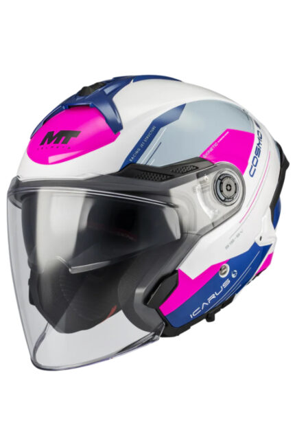Cosmo Sv A8 Parlak Açık Kask-M