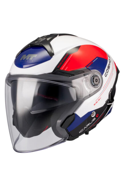 Cosmo Sv A5 Parlak Açık Kask-L
