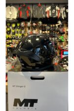 MT KASK FF126 STINGER 2 PURE A1 PARLAK(ŞEFFAF VİZÖRLÜ) - Görsel 2
