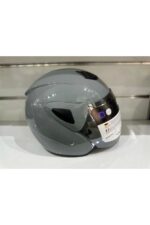 Kask Sw-733 Yarım Aynalı Camlı Nardo Gri - Görsel 2