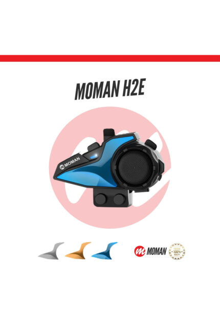 H2E Motosiklet İnterkomu Çift Kanallı