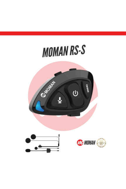 RS-S Motosiklet İnterkomu Tek Kanallı