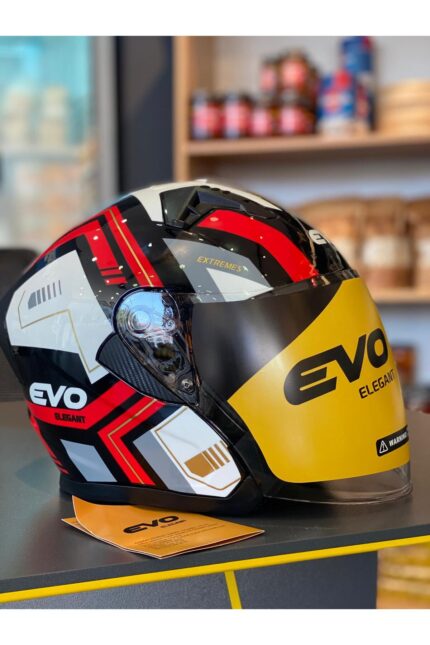 Evo Çenesiz Güneş Vizörlü Kask