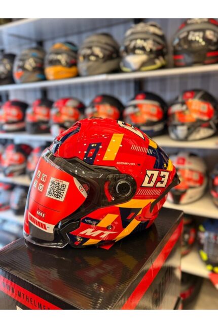 KASK MT COSMO SV SERGIO GARCIA E5 PARLAK KIRMIZI