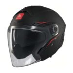 MT Cosmo Sv Solid A1 Mat Siyah Açık Kask