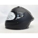 Kask Braker Sv Pure A1 Mat Siyah - Şefaf Vizörlü- İç Güneş Vizörlü
