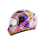 KASK ÇOCUK SW 815K OCEAN White Pink Full Face