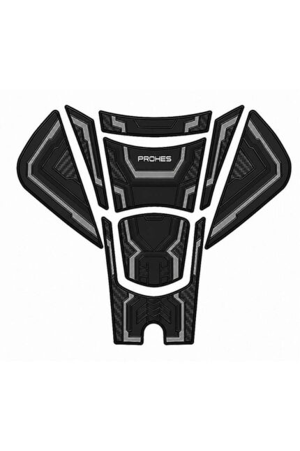 HONDA PCX 2025-2026 KAUÇUK TANKPAD TAKIMI GRİ