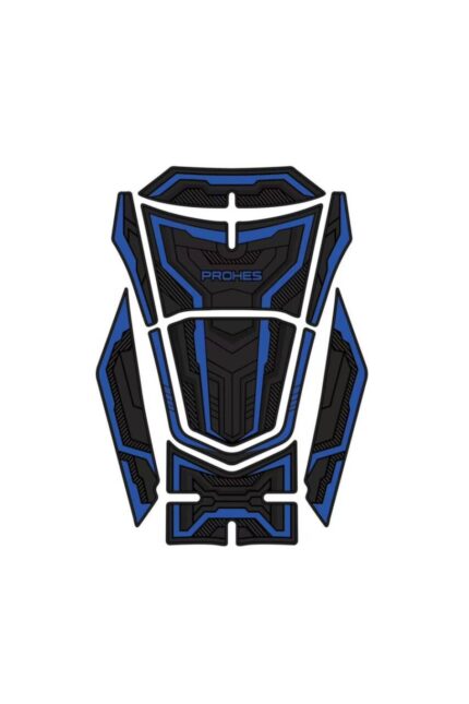 HONDA PCX 2021-2024 KAUÇUK TANKPAD TAKIMI MAVİ
