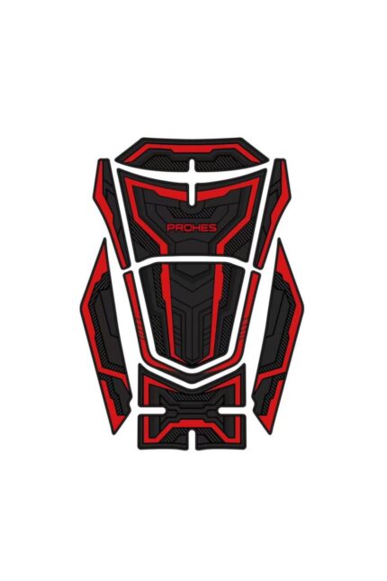 HONDA PCX 2021-2024 KAUÇUK TANKPAD TAKIMI KIRMIZI